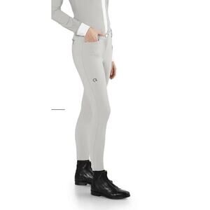 EGO7 EJ Breeches Pants Riding Equestrian Horse Women’s Ice Gray IT 44 US 8 NWT